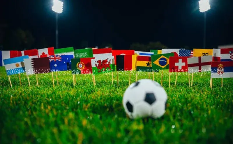 2023年度全球重大体育赛事一览：今年有哪些令人期待的运动盛会？